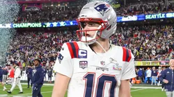 Drake Maye #10 of the New England Patriots.