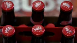 A six pack of Budweiser beer is photographed on March 14, 2024.