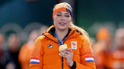 Gold medalist Jutta Leerdam of Team Netherlands.