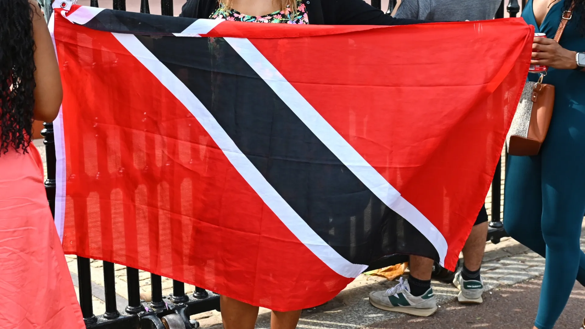 Fan with flag of Trinidad &amp; Tobago – Joe Maher/Getty Images
