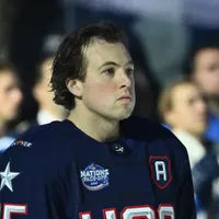 Latvia's Sandis Vilmanis sends clear message to Charlie McAvoy ahead of Team USA's debut