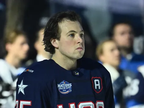 Latvia's Sandis Vilmanis sends clear message to Charlie McAvoy ahead of Team USA's debut
