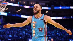 Stephen Curry of the Golden State Warriors during the 74th NBA All-Star Game.