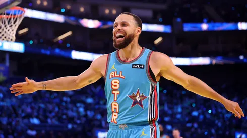 Stephen Curry of the Golden State Warriors during the 74th NBA All-Star Game.
