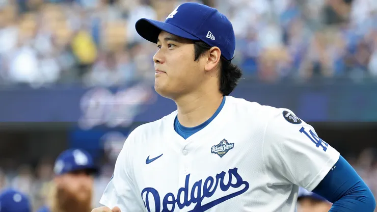Shohei Ohtani #17 of the Los Angeles Dodgers.