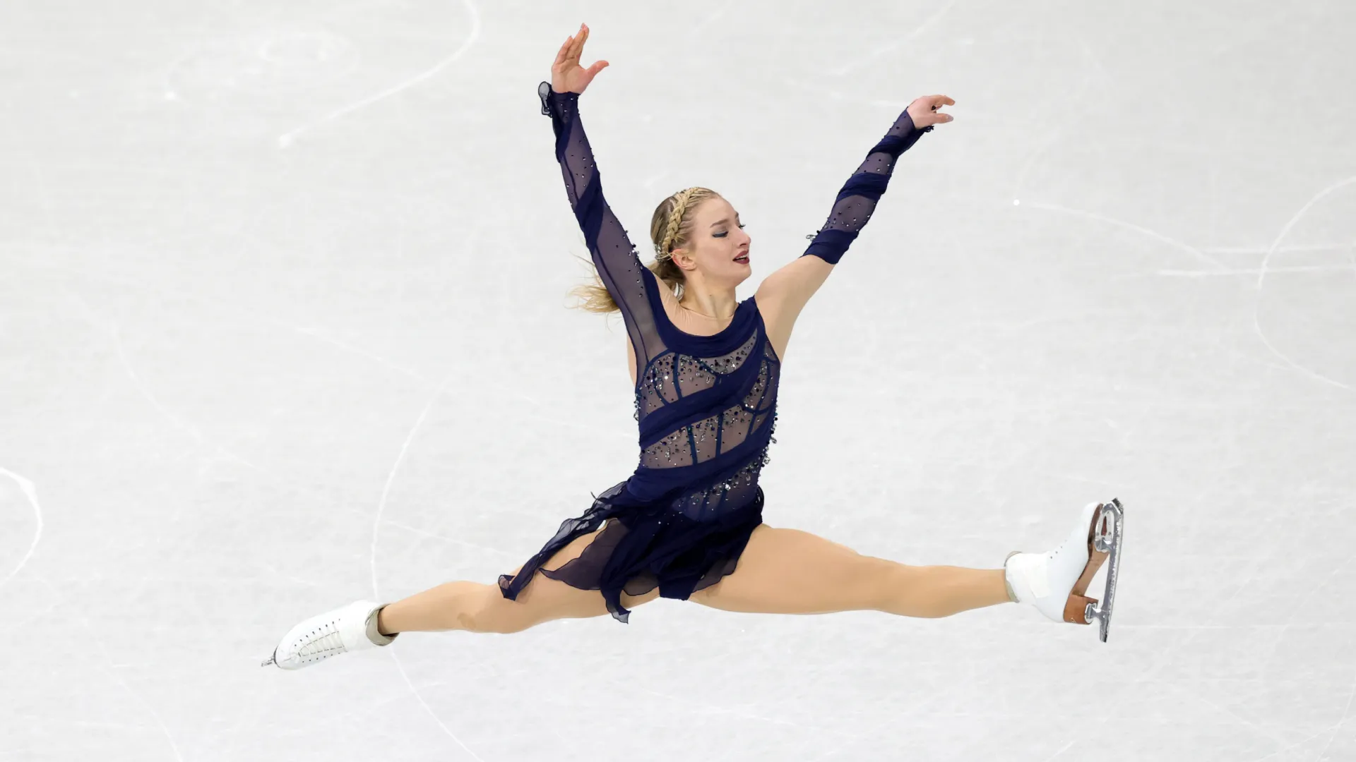 Amber Glenn of Team United States competes in Women’s Single Skating. (Getty Images)