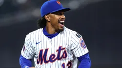 Francisco Lindor #12 of the New York Mets.