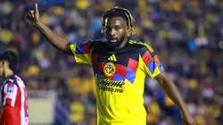 Allan Saint-Maximin of Club America reacts during a game.
