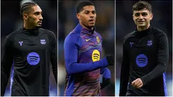 Raphinha, Marcus Rashford and Pedri from Barcelona.