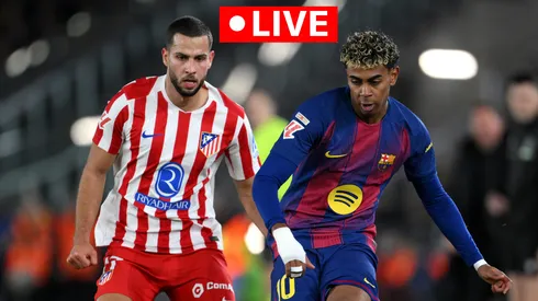 Lamine Yamal of FC Barcelona and David Hancko of Atletico Madrid.