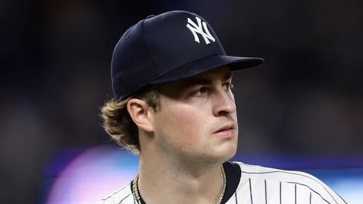 Cam Schlittler at Yankee Stadium in New York City