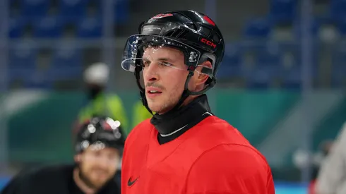 Sidney Crosby at Milano Santagiulia Ice Hockey Arena