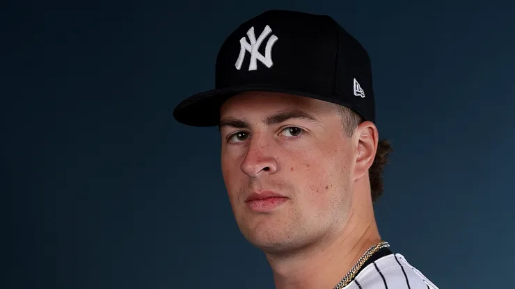 Cam Schlittler during Photo Day at George M. Steinbrenner Field
