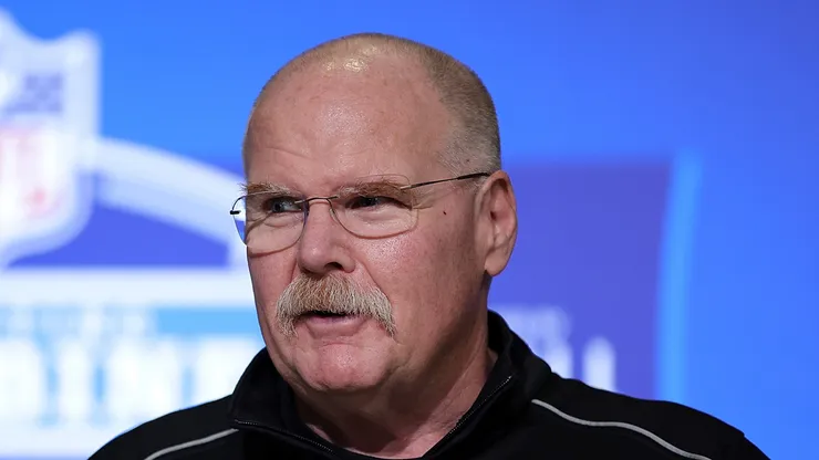 Andy Reid head coach of the Kansas City Chiefs