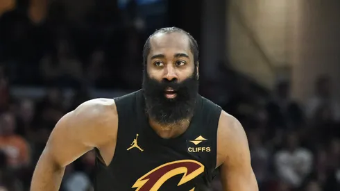 James Harden #1 of the Cleveland Cavaliers.