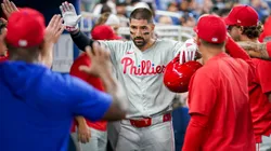 Nick Castellanos of the Philadelphia Phillies on June 18, 2025 in Miami.