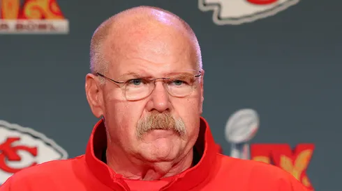 Andy Reid head coach of the Kansas City Chiefs