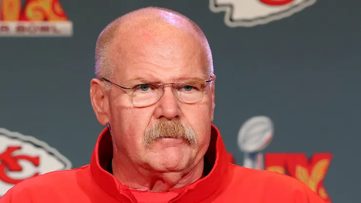 Andy Reid head coach of the Kansas City Chiefs