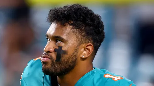 Tua Tagovailoa quarterback of the Miami Dolphins
