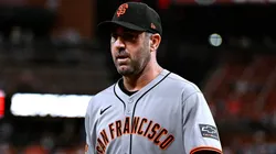 Justin Verlander during a game with the San Francisco Giants.
