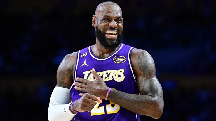 LeBron James of the Los Angeles Lakers.