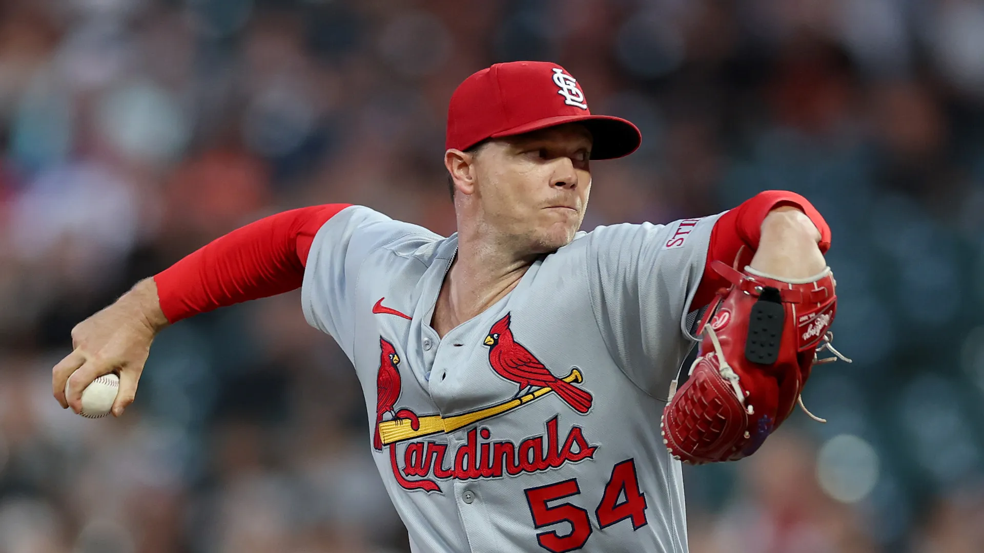 Sonny Gray during a St. Louis Cardinals match.