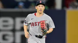 Masataka Yoshida #7 of the Boston Red Sox.