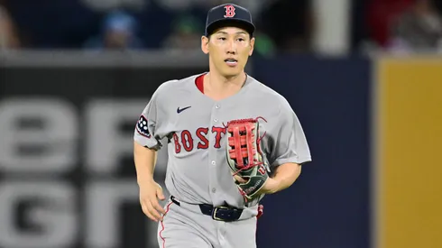 Masataka Yoshida #7 of the Boston Red Sox.