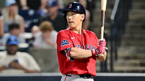 Masataka Yoshida #7 of the Boston Red Sox.