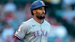 Marcus Semien during his time with the Texans Rangers.