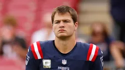 Drake Maye of the New England Patriots (NFL 2025)