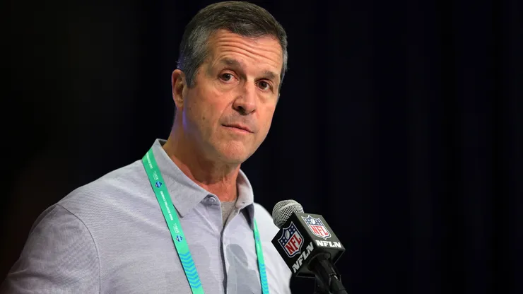 Head coach John Harbaugh.