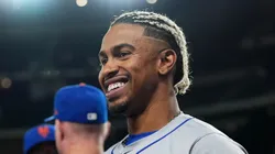 Francisco Lindor at Globe Life Field in Arlington, Texas.