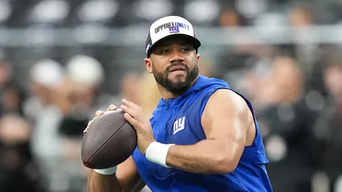 Russell Wilson #3 of the New York Giants.