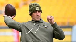 Aaron Rodgers quarterback of the Pittsburgh Steelers