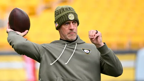 Aaron Rodgers quarterback of the Pittsburgh Steelers