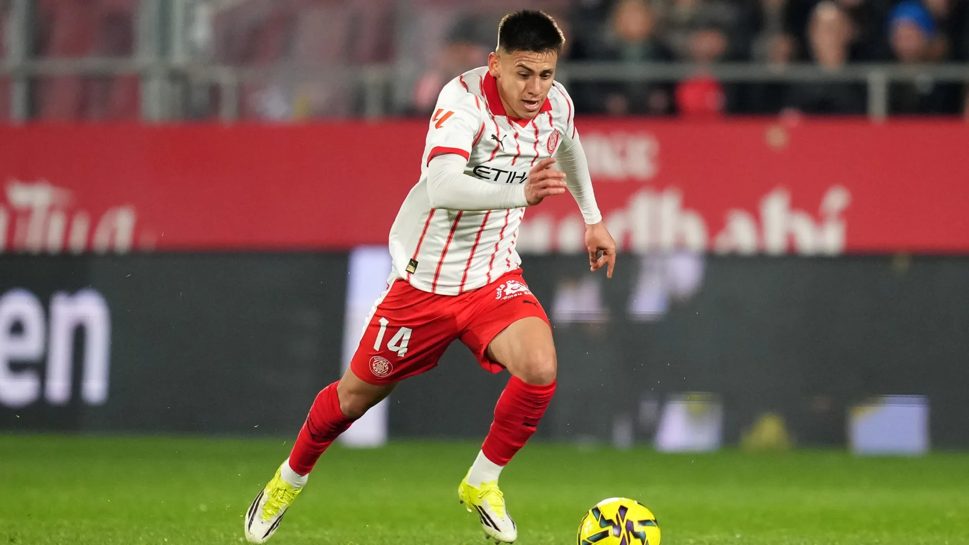 Claudio Echeverri of Girona FC â Alex Caparros/Getty Images