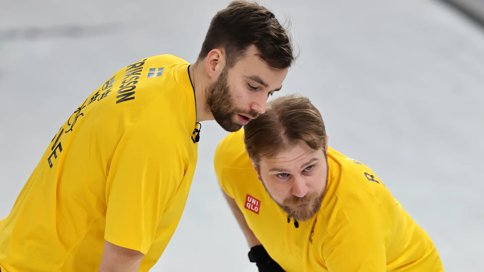 Oskar Eriksson and Rasmus Wranaa of Team Sweden.