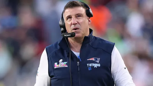 Head coach Mike Vrabel of the New England Patriots.