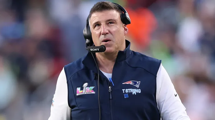 Head coach Mike Vrabel of the New England Patriots.
