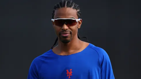 Francisco Lindor #12 of the New York Mets.