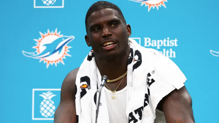 Tyreek Hill #10 of the Miami Dolphins