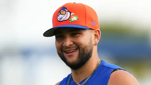 Bo Bichette at Clover Park in Port St. Lucie, Florida.