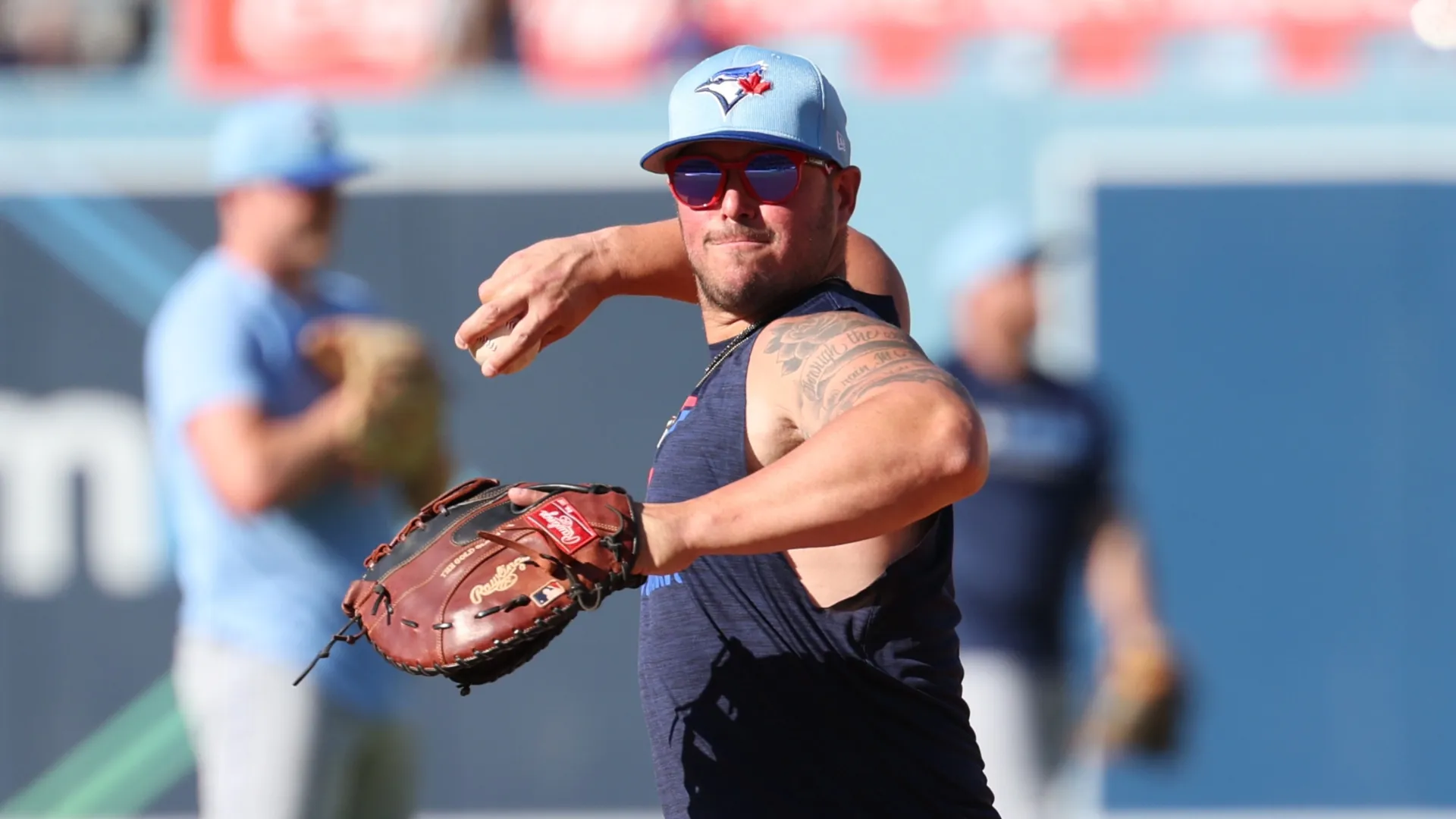 Ty France with the Blue Jays