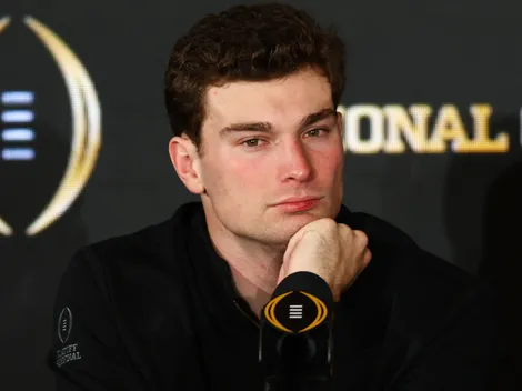 Klint Kubiak makes something about picking Fernando Mendoza in the next draft for the Raiders