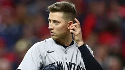Luke Weaver at Progressive Field in Cleveland, Ohio.