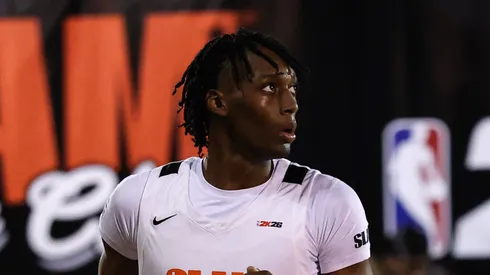 Dylan Mingo at Rucker Park in New York City.