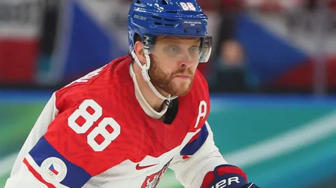 David Pastrnak of Czechia in 2026 Winter Olympics