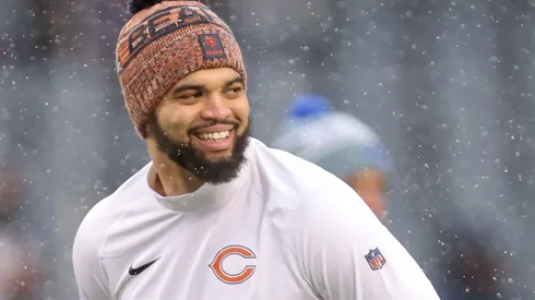 Caleb Williams #18 of the Chicago Bears.