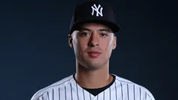 Anthony Volpe #11 of the New York Yankees poses for a photo.